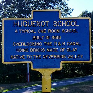Huguenot School Historic Marker