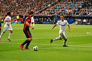 PSG's Pedro Pauleta during the soccer friendly match PSG vs Troye