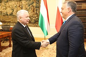 Jarosław Kaczyński i Viktor Orbán w Sejmie