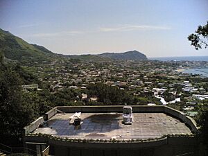 La mortella view from teatro greco