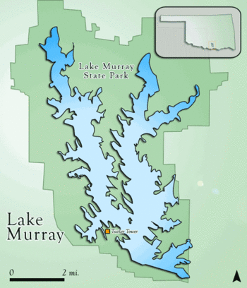 Lake Murray map