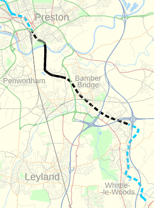 Lancaster Canal Tramroad map
