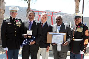 Larry and Kirk Elder accept Congressional Gold Medal on behalf of Staff Sgt. Randolph Elder