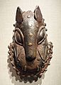 Leopard head hip ornament, Nigeria, Court of Benin, Edo people, late 18th century, bronze, copper, iron - De Young Museum - DSC01037