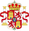 Lesser Royal Coat of Arms of Spain (1700-1868 and 1834-1930) Pillars of Hercules Variant.svg