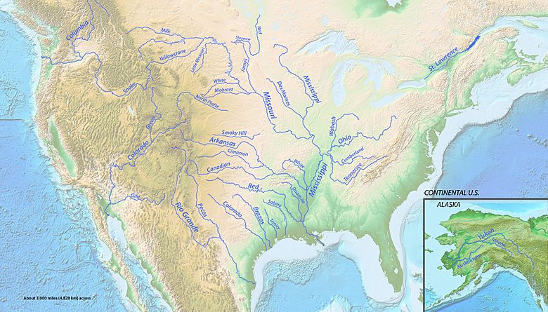 Longest Rivers of the US with labels fixed again 2