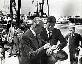 MacMillian and Kennedy in Key West March 1961