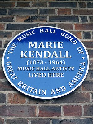 Marie Kendall (1873-1964) Music Hall Artiste lived here