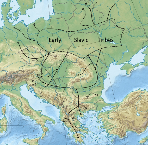 Migration of Early Slavs