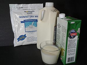Milk container types