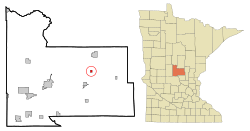 Location of Lastrup, Minnesota