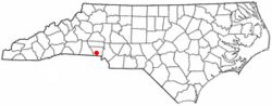 Location of South Gastonia, North Carolina