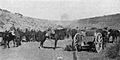 NZ Rifle Bde transport in Shrapnel Gully during the Battle of Tel el Khuweilfe