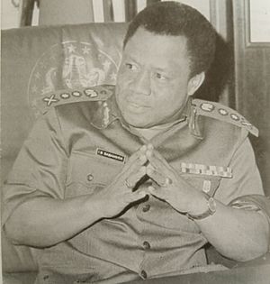 Presidential portrait of Ibrahim Babangida