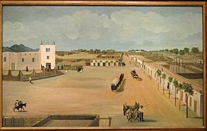 Old Mesilla Place, circa 1885-1886, by Leon Trousset - SAAM - DSC00859