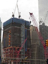 One WTC tower construction progress Sept 2010