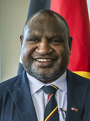 Papua New Guinea Prime Minister James Marape in Port Moresby, Papua New Guinea on July 27, 2023 - 230727-D-TT977-0140 (cropped).jpg