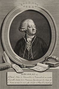 Portrait of Honoré-Gabriel Riqueti - Audouin 1791