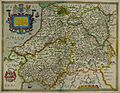 Radnor Brecknok Cardigan Caermarden Map