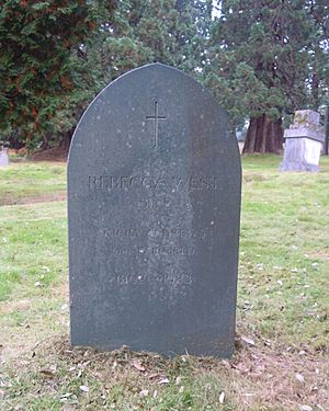 Rebecca West Grave Brookwood