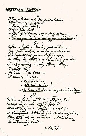 Rekopis chopin