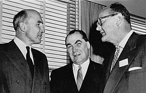 Roger Makins, Georgi Zarubin, JJ Wadsworth 1956