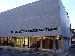 Royal Hibernian Academy building in Ely Place, Dublin, Ireland