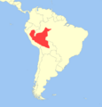 Saimiri boliviensis distribution