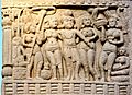 Sanchi King Ashoka with his Queens, South Gate, Stupa no. 1