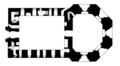 Sandsfoot Castle plan - unlabelled