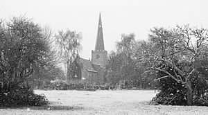 Sawley Church in the Snow