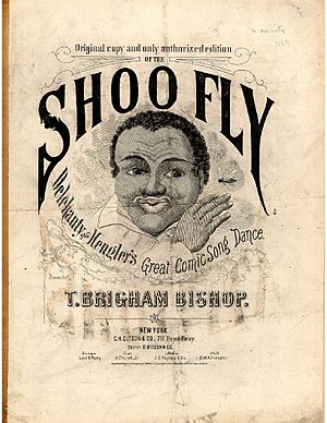 Shoo Fly 1869 sheet music cover