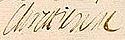 Christine of France's signature