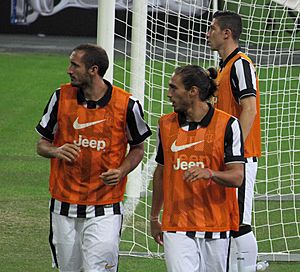 Singapore Selection vs Juventus, 2014, Juve's Training Session - Giorgio Chiellini, Martín Cáceres and Luca Marrone