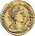 Solidus of Emperor Majorian Obverse