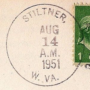 Postmark from Stiltner West Virginia