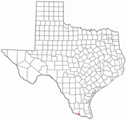 Location of Cuevitas, Texas