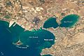 Taranto & harbor from ISS 2017
