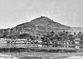 Terminal spur of the Kimur Range, near the top of which is the Sasaram Asoka Edict