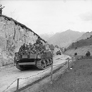The British Army in Italy 1945 NA24933