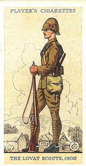 The Lovat Scouts Cigarette Card
