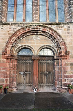 The main entrance, St Marys Collegiate Church, Haddington