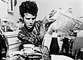 Tom Waits (1979–80 publicity photo in kitchen by Greg Gorman)