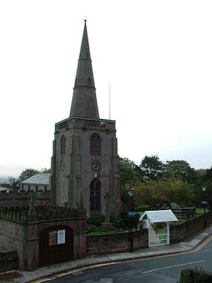 Tower and hearse house, All Saints' Church, Childwall