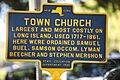 TownChurch Historical Marker PondviewLn6938