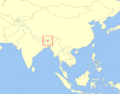 Trachypithecus geei distribution