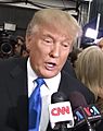 Trump interviewed by CNN and VOA