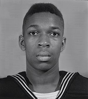 U.S. Naval Reserve portrait of Johnny Coltrane edit