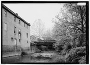 UPSTREAM ELEVATION. - South High Street Bridge, South High Street, spanning Little Juniata Creek, Duncannon, Perry County, PA HAER PA-612-6