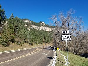 US Route 14A Spearfish Canyon Oct 2018